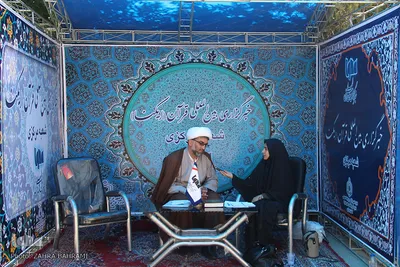 میهمانان ایکنا در چهل‌و‌یکمین دوره مسابقات قرآن استان مرکزی/حجت الاسلام حسینخانی رئیس اداره قرآنی اداره کل اوقاف