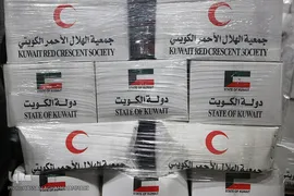 مراسم تحویل کمک‌های بشردوستانه آلمان برای سیل‌زدگان ایران