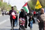 راهپیمایی روز قدس همراه با تشییع دو شهید در یزد‎