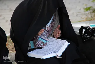 مراسم معنوی دعای عرفه در اهر