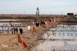 آیین افتتاحیه اردوهای راهیان نور دانش‌آموزی سراسر کشور در یادمان شلمچه