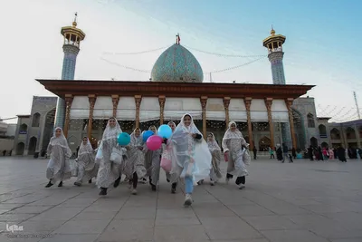 جشن تکلیف «دختران ماه» در حرم شاهچراغ(ع)