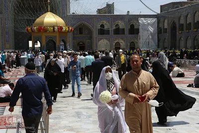 سالروز میلاد امام رضا (ع) در حرم رضوی
