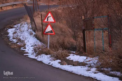 برف و یخبندان روستای «کردلر» در اهر