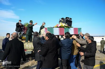 ورود پیکر مطهر سه شهید گمنام به تبریز‎‎