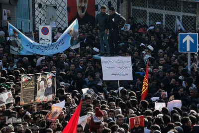 تشییع پیکر مطهر شهید سپهبد سلیمانی در کرمان