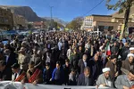 خروش مردم ماکو در راهپیمایی ۱۳ آبان‎