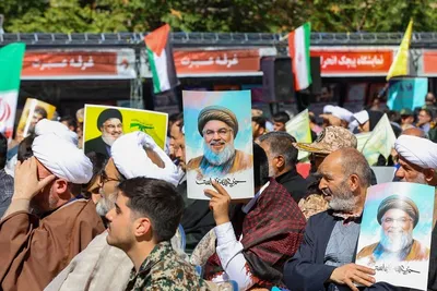 مراسم سالگرد شهادت سیدحسن نصرالله در تبریز
