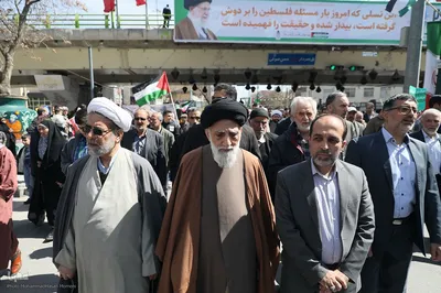 راهپیمایی روز قدس در همدان‎