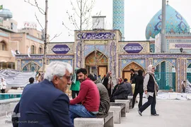 حرم امامزاده صالح(ع) در تعطیلات نوروزی