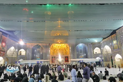 شب رحلت نبی مکرم اسلام(ص) در حرم بانوی کرامت