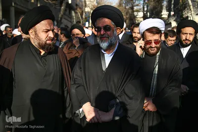 مراسم تشییع پیکر مرحوم حجت الاسلام والمسلمین سید هاشم رسولی محلاتی