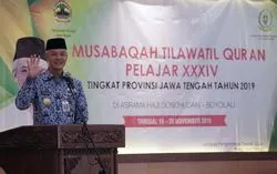 Buka MTQ, Ganjar Ingin Peserta Tak Sekadar Hafal