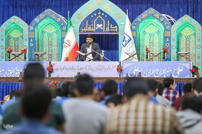 محفل انس با قرآن دانش آموزی به یاد شهدای دانش آموز غزه