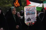 تجمع حوزویان و دانشگاهیان در اعتراض به حمله وحشیانه اسرائیل به بیمارستان غزه‎