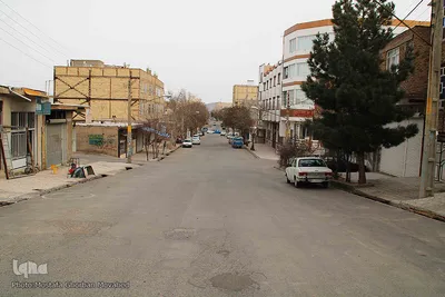 خلوتی بازار اهر در روزهای کرونایی