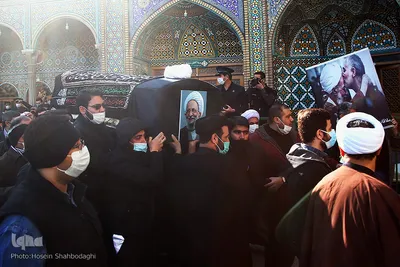 مراسم تشییع پیکر آیت الله محمدتقی مصباح یزدی