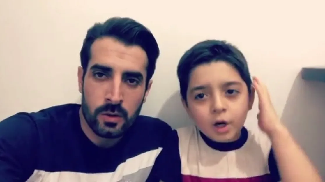 فیلم | همخوانی جدید پدر و پسر قرآنی
