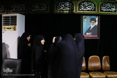 وداع با پیکر شهید مدافع حرم حیدر جلیلوند