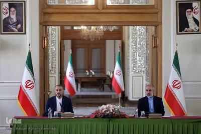 نشست خبری حسین امیرعبداللهیان، وزیر امور خارجه