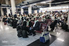 اعزام نخستین زوار حج تمتع خراسانی از فرودگاه بین‌المللی مشهد