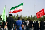 پیادروی جاماندگان اربعین حسینی در نایین