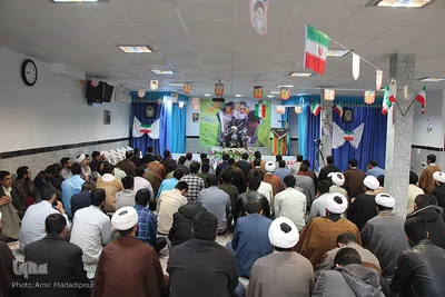 مراسم عمامه گذاری طلاب حوزه علمیه سفیران هدایت بیرجند