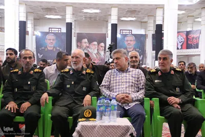 مراسم گرامیداشت نخستین سالگرد شهادت سردار سرلشکر پاسدار غلامحسین غیب‌پرور در شیراز