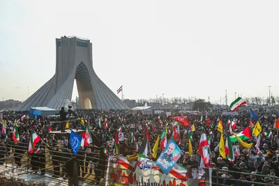 راهپیمایی ۲۲ بهمن درتهران