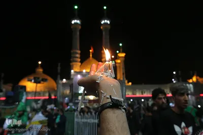 شام غریبان حسینی در جوار حرم حضرت معصومه(س)