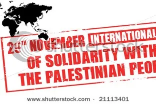 29 novembre: Giornata internazionale di solidarietà con il popolo palestinese