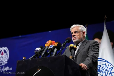 محمدرضا عارف، نماینده مجلس در مراسم تکریم و معارفه دبیر شورای عالی انقلاب فرهنگی