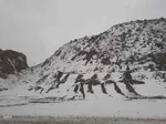 بارش برف در محورهای مواصلاتی شهرستان اهر