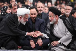 مراسم عزاداری شب تاسوعا در حسینیه امام خمینی(ره)