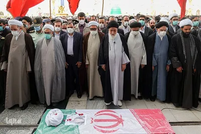 مراسم تشییع پیکر شهید حجت‌الاسلام محمد اصلانی