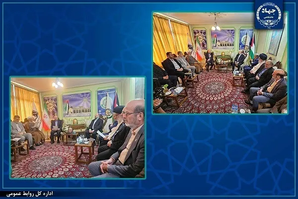 حضور رئیس جهاددانشگاهی در دفتر حماس در تهران
