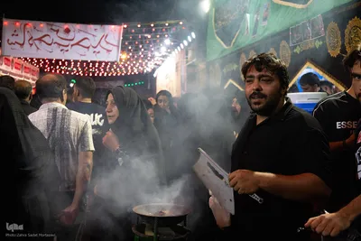 قافله اشک و سوگ حسینی در خیابان‌های خمینی‌شهر