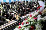 پیکر مطهر شهید مدافع حرم «عباس آسمیه» در کرج