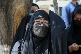 تشییع پیکر هنرمند انقلابی حاج نادر طالب‌زاده