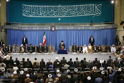 دیدار شرکت‌کنندگان در سی‌وپنجمین دوره مسابقات بین‌المللی قرآن با رهبر انقلاب
