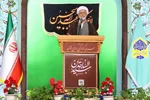 اقامه نماز جمعه ساری با امامت آیت الله محمد باقر لائینی