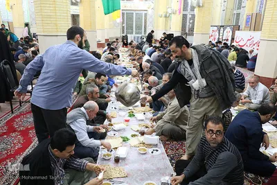 آیین معنوی اعتکاف در مصلی کرج