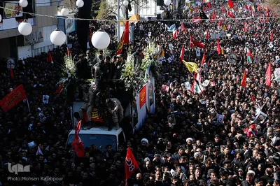 تشییع پیکر مطهر شهید سپهبد سلیمانی در کرمان