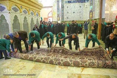 آیین بازگشایی ضریح حرم حضرت زینب خواهر امام رضا (ع)