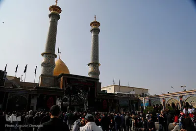 مراسم عزاداری ظهر اربعین در آستان حضرت عبدالعظیم(ع)