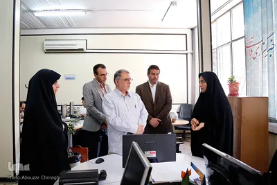 بازدید حسین رضایی، رئیس اسبق سازمان حج و زیارت کشور از ایکنا