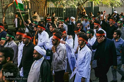 اجتماع دانشجویان قمی در حمایت از مردم غزه