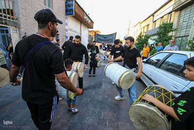 عزاداری سومین روز از شهادت سید و سالار شهیدان و یاران با وفایش در شیراز‎