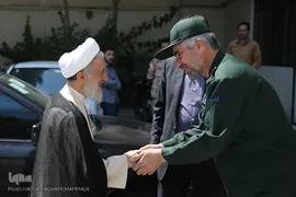 حجت‌الاسلام و‌المسلمین کاظم صدیقی؛ امام جمعه موقت تهران و سردار سرتیپ علی فضلی، جانشین رییس سازمان بسیج مستضعفین