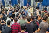 عکس | حضور امام جمعه رشت در جمع معتکفان